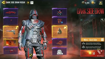 The Dark side draw redux and gameplay :call of duty mobile