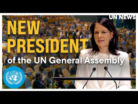 Annalena Baerbock Elected to Lead 80th UN General Assembly | United Nations