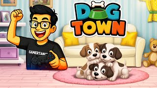 Playing Dog Town Virtual Pets Game | Cute Puppy Care and Pet House Upgrade 🦴🏡 screenshot 2