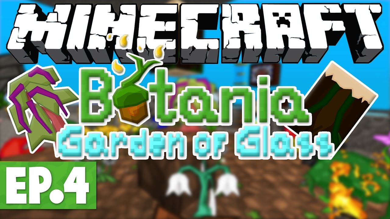 Botania: Garden Of Glass - Drum Of The Wild & Our First Challenge! #4  [Modded Minecraft Skyblock] 