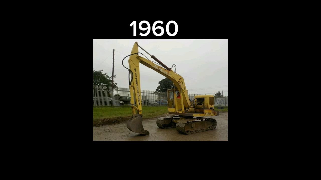 Evolution Of Excavator (1910-2023) #evolution #excavator #excavators #