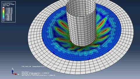 Abaqus tutorial - deep drawing