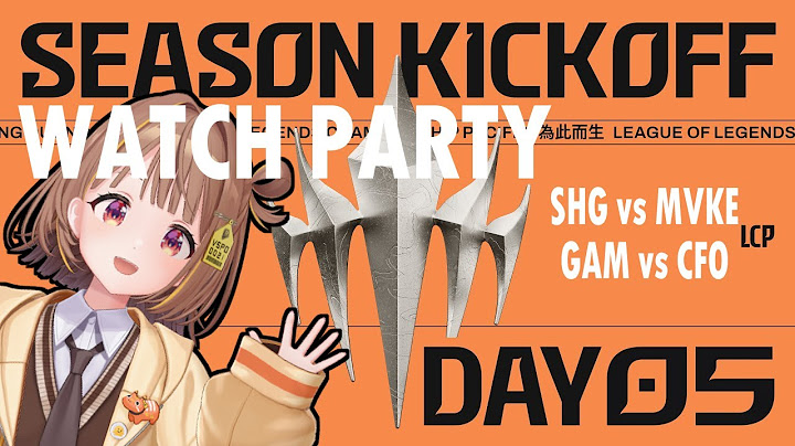 【#WatchPartyLCP】SHG vs MVKE - GAM vs CFO | LCP 2025 Season Kickoff Day 5【 ぶいすぽっ！ / 千燈ゆうひ 】