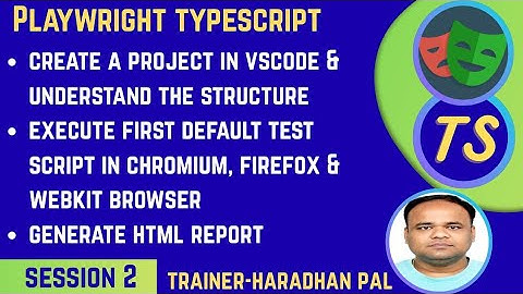 S#2: Execute Playwright Test Script in Chromium, Firefox & Webkit Browser-Playwright with TypeScript