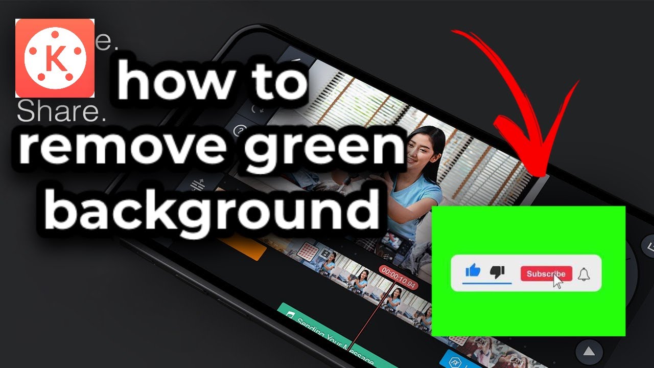 How to remove green background using chroma key on KINEMASTER YouTube