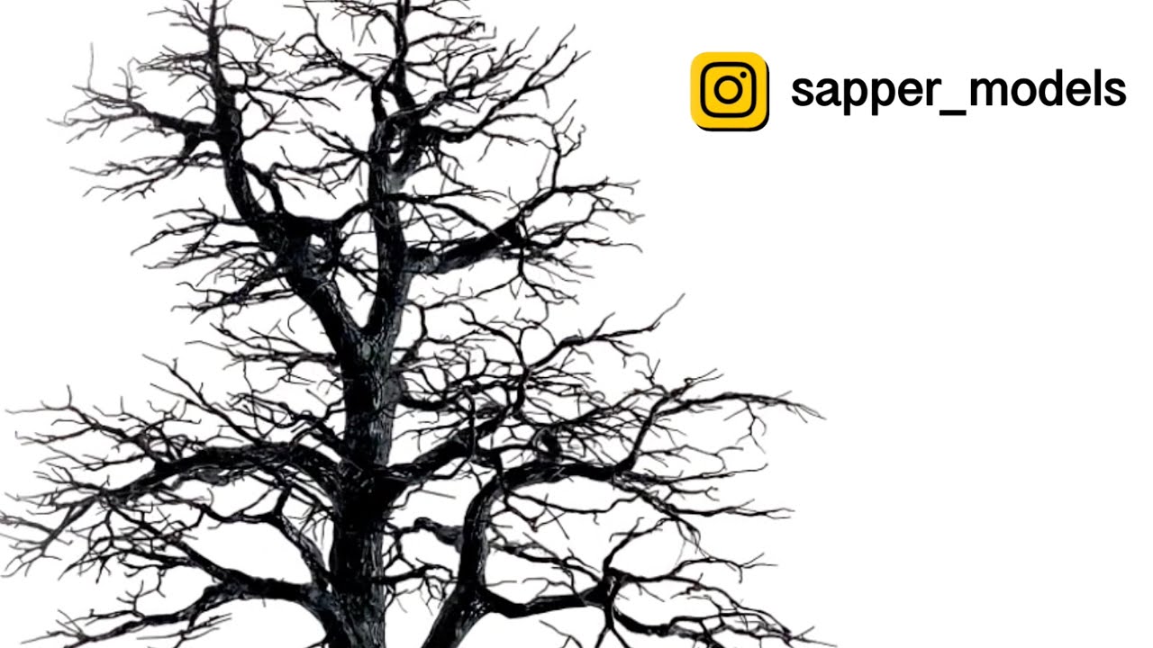 How to make Wire tree - Hyperrealistic impresion (Diorama 1/35)