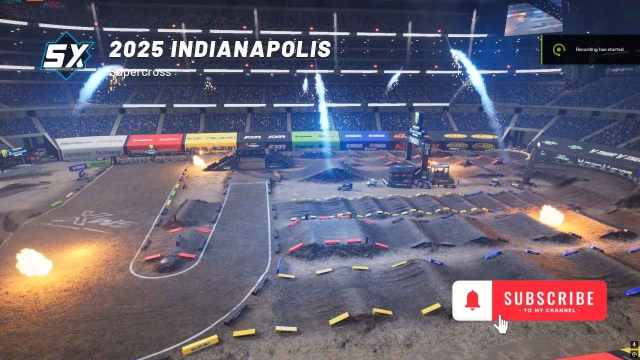 2025 Indianapolis – Honda CRF450 | Supercross Gameplay