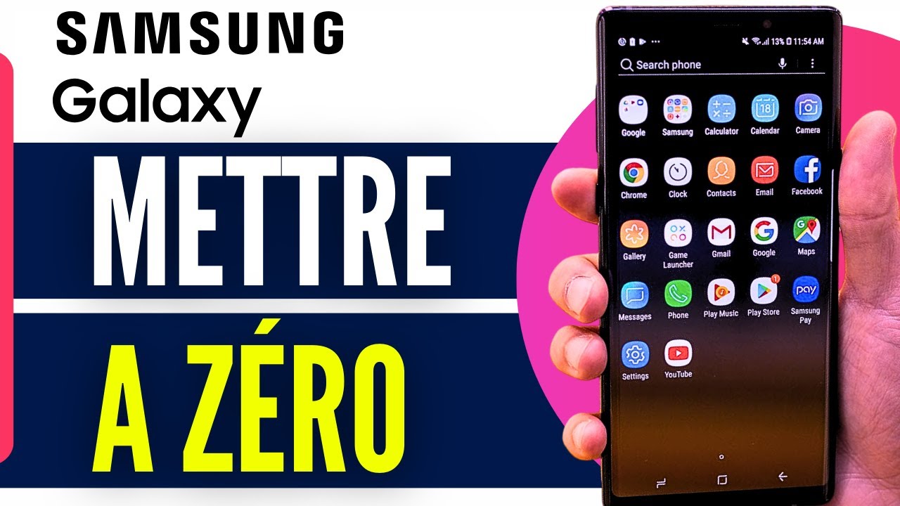 Comment Faire Une Remise à Zéro D'un Samsung