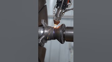 Flange shaft wear, laser cladding to restore sizeFor conventional material cladding #lasercladding