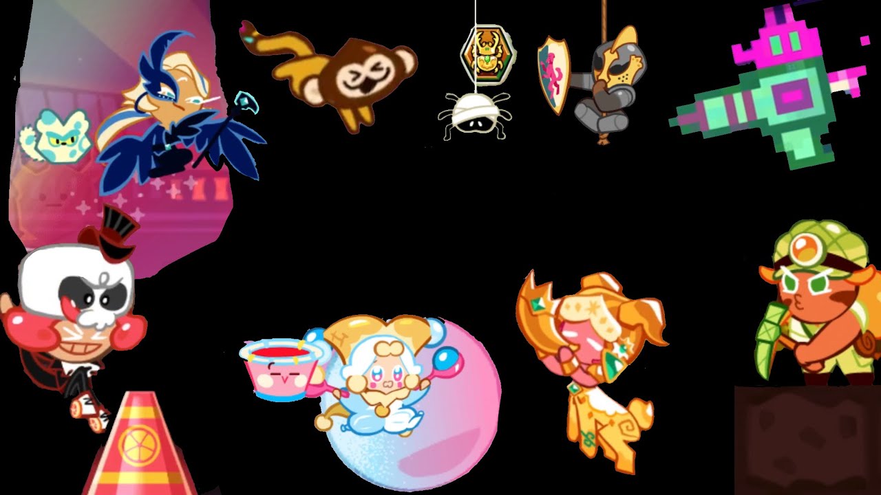Failing 10 different types of cookies abilities part 2 [ Cookierun Ovenbreak ]