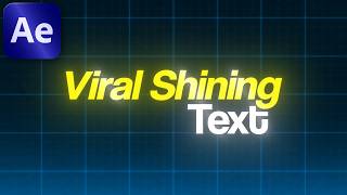 How to Make a Shine Text Effect in After Effects