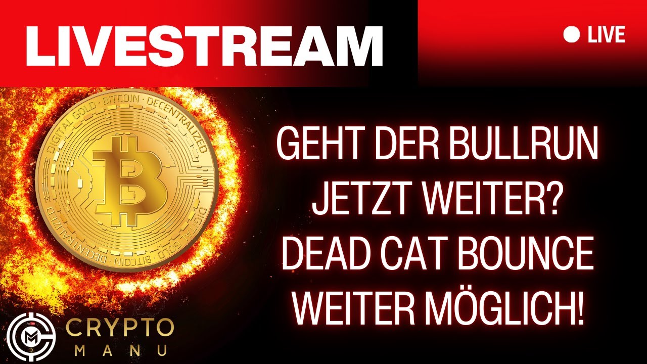 KRYPTO LIVE TRADING 🔴! IST DER BULLRUN BACK? 🚨 KI RALLYE OHNE ENDE?! DEAD CAT BOUNCE?