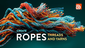 Threadify: Make threads, ropes, and yarns easily in Houdini [$]