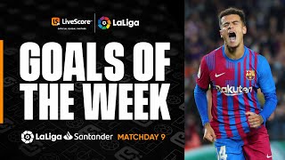 LaLiga Goals of the Week 9: Fati & Coutinho | LiveScore 360° Replay