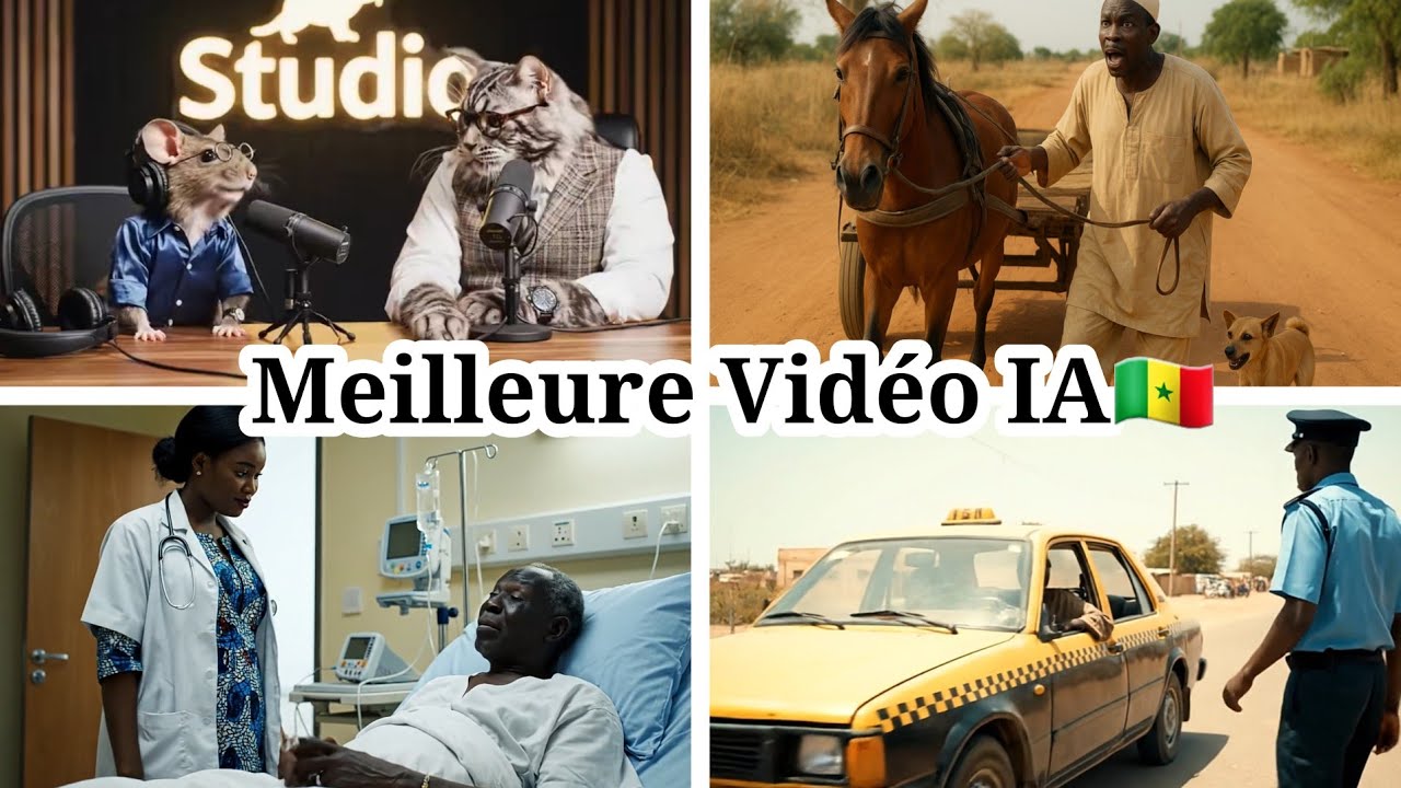 Meilleure vidéo IA Sénégal🇸🇳, à mourir de rire😂, partie 5