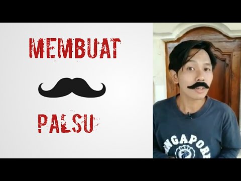 Video: Cara Membuat Kumis Palsu