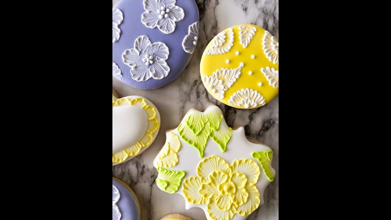 How To Decorate Cookies with Royal Icing Brush Embroidery!