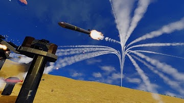 Space Engineers - Rocket Artillery Barrage