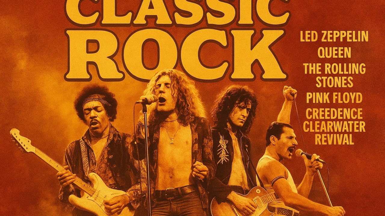 Classic Rock Nonstop Timeless Golden Era Anthems 70s 80s 90s | Aerosmith, Scorpions, Guns N Roses