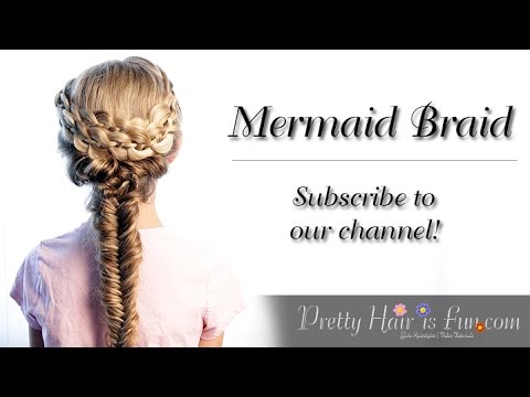 Fishtail Braid | Cute Braids | natural long hairstyles - YouTube