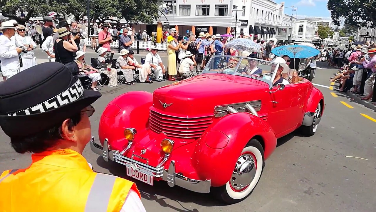 Napier, New Zealand Art Deco Car Parade 2018 YouTube