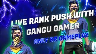 || FREE FIRE || LIVE GAMEPLAY || BY GANGUGAMER PUSH THE MASTER FROM HEROIC WITH CUTE 😍 SUBSCRIBER