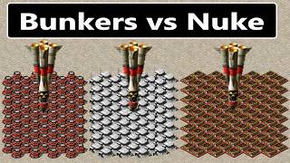 Can Bunkers survive Nukes? - Red Alert 2