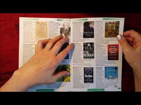 ASMR | Whispered Reading Ramble New Book Sales Circular & Coffee