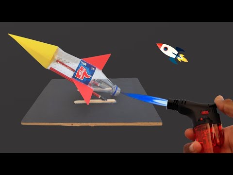 🚀 Build a Bottle Rocket So Powerful It Will Shock You! .homemade rocket 🚀 #experiment #viralvideo