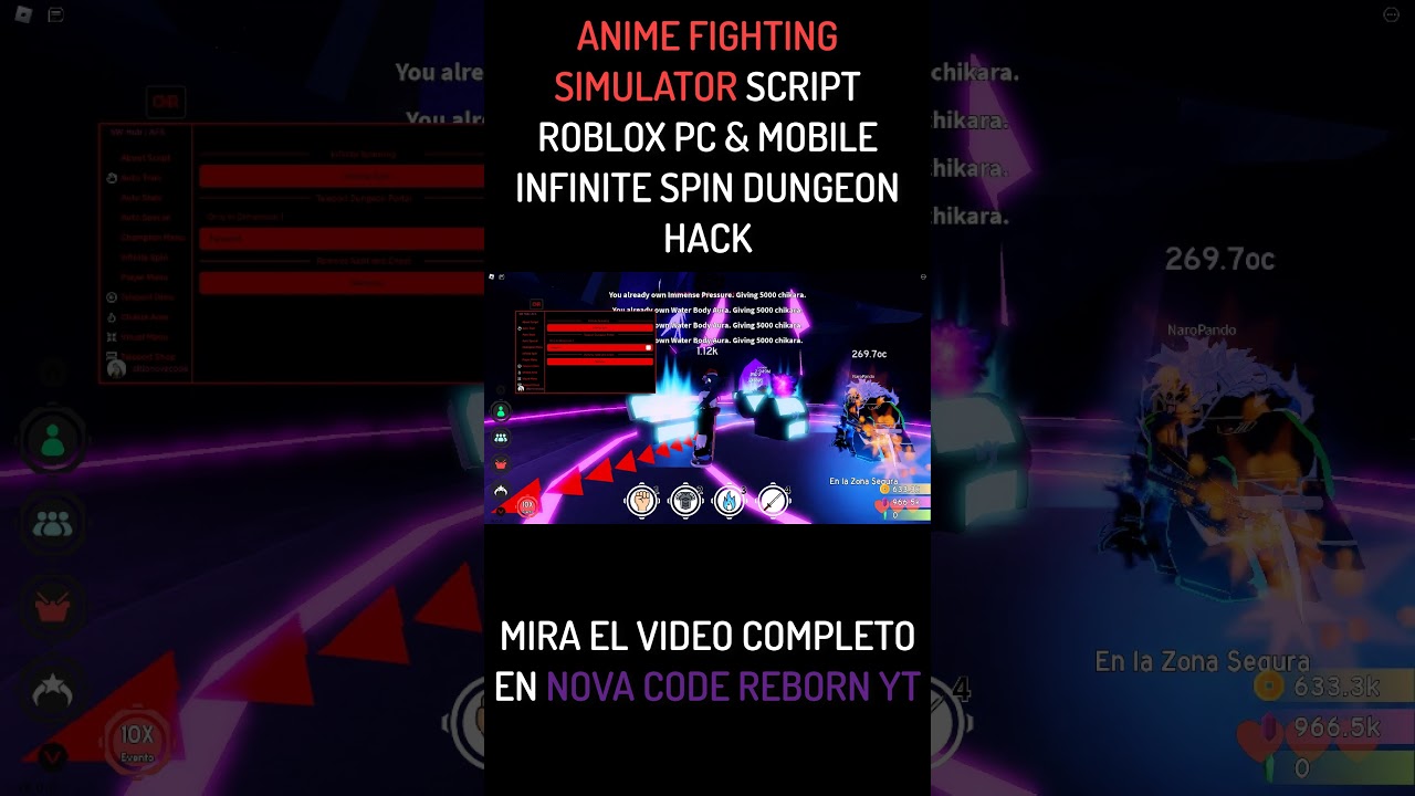 Anime Fighting Simulator [AutoFarm Mob, Farm Chikara Shards] Scripts