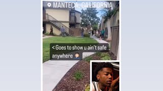 Footage Of Young SLO-Be Murder Scene In Stonegate Apartment Complex In Manteca Ca 😱