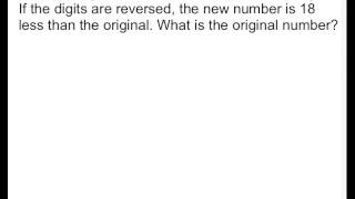 How to Solve Digit Problems Part 1