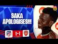 Bukayo Saka Apologises!!! | Atlético Madrid 1-1 Arsenal