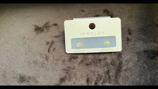 3mm CZ Gold Stud Earring- Actually comfortable