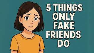 5 Things Only Fake Friends Do!