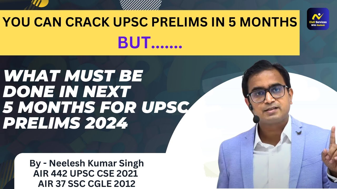 UPSC PRELIMS 2024 - 5 MONTHS STRATEGY|UPSC|IAS|IPS #ias #upsc #strategy ...