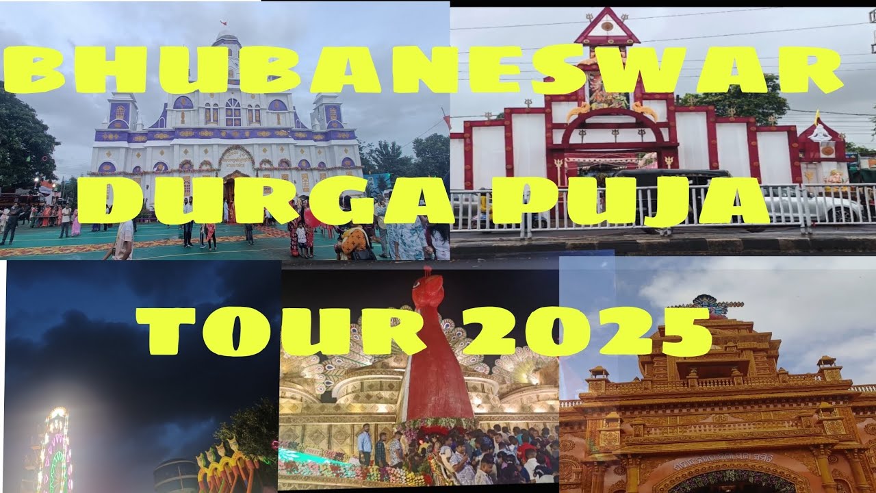 Bhubaneswar durga puja tour 2025!!#youtube #odiavolg #durga #durgamaa #jay #manoj bhai odia vlogger
