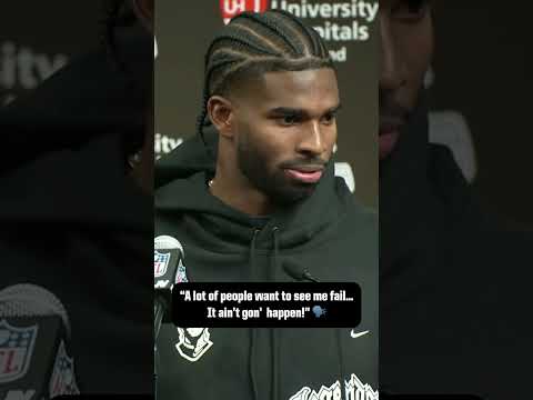 Shedeur Sanders with a message to the doubters after the Browns' win in his first start 🗣️