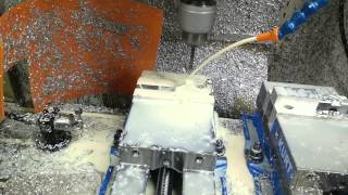 Haas tm1 machining handlebar risers