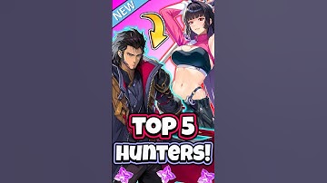 TOP 5 BEST HUNTERS! [Solo Leveling: Arise] #sololevelingarise #newcode #sololeveling #tierlist