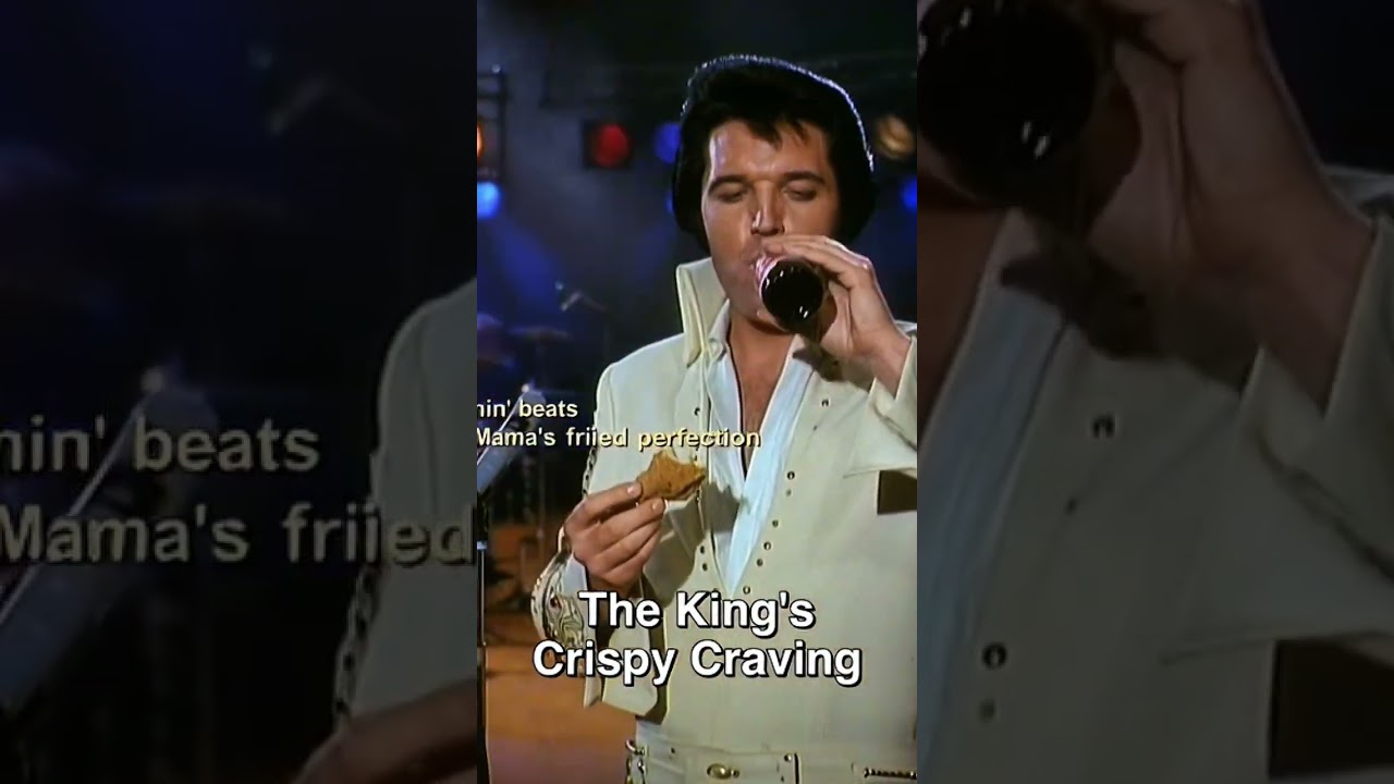 А что, если бы Элвис Пресли сделал это на сцене? 🍗 