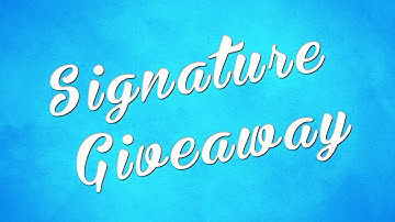 Graffiti Signature GIVEAWAY!! {CLOSED}