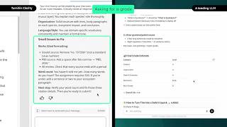 Write an essay with Turnitin Clarity and a leading LLM - Asking for a grade
