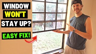 FIX Window that Won't Stay Up. How To Replace a Spiral Window Balance