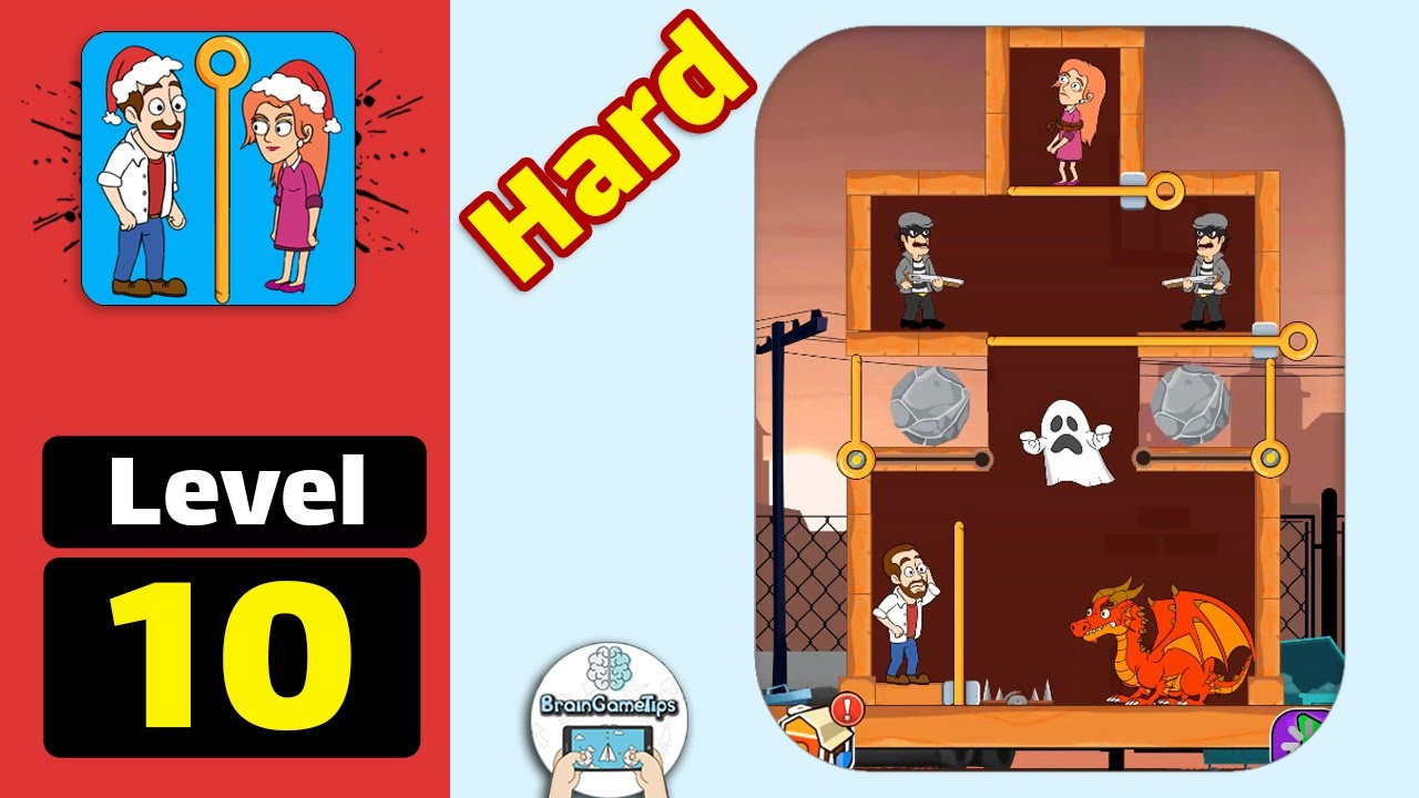 Home Pin: Pull The Pin Puzzle - Hard Level 10 Walkthrough