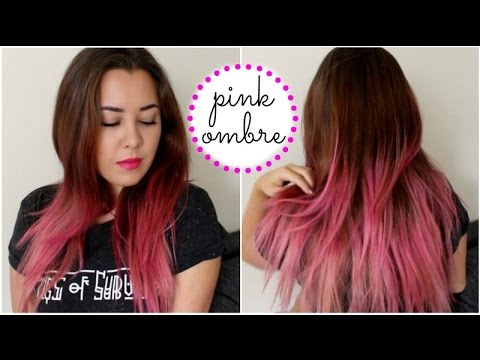 Pink Ombre Dip Dye How I Dyed My Hair