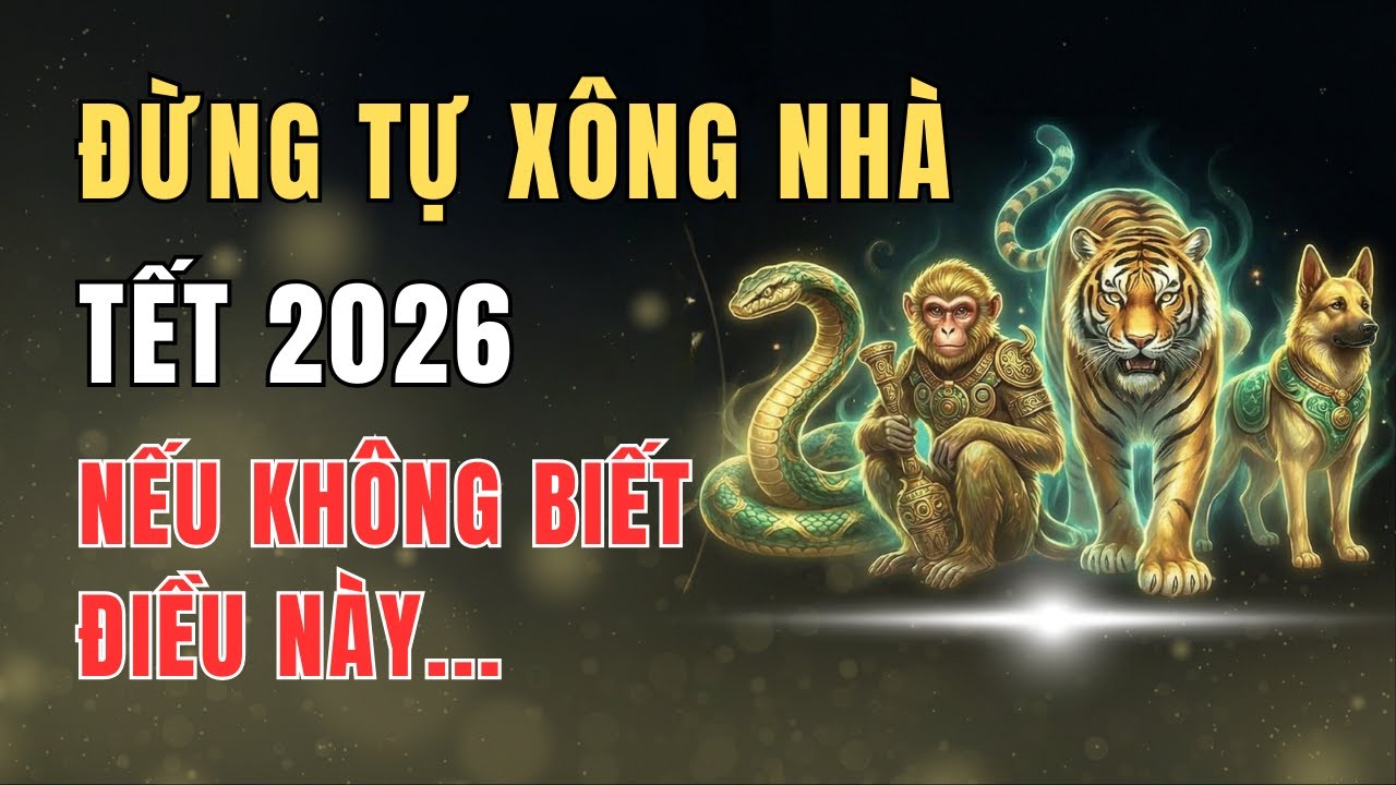 Đừng Tự Ý Xông Nhà Năm 2026 Nếu Không Thuộc Những Con Giáp Này – Kẻo Rước Họa Đầu Năm!