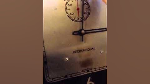 Broken IBM master time clock