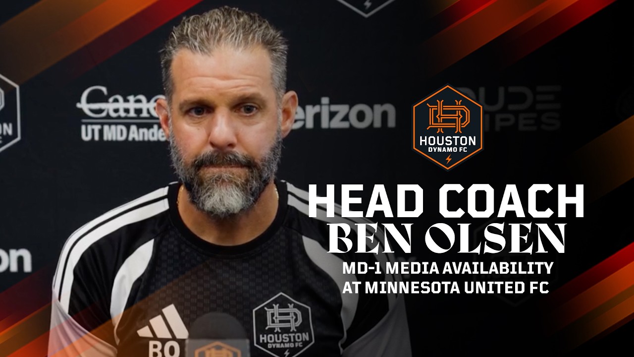 Head Coach Ben Olsen MD-1 Media Availability ahead of Houston Dynamo FC vs. Minnesota United FC