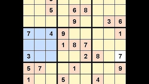 How to Solve Washington Times Sudoku Difficult March 21, 2021
